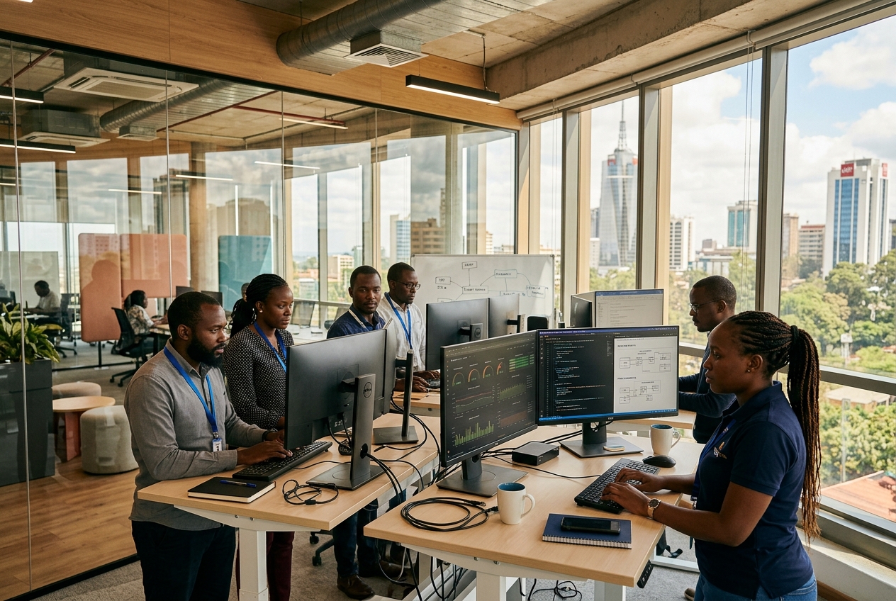 Filament Technologies team at Nairobi office